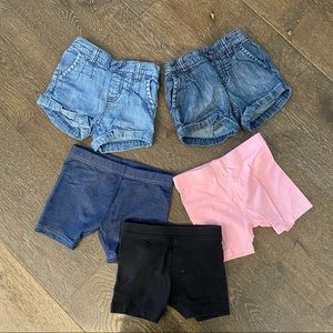 3/$20   5 pairs  girls 3T shorts